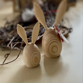 Holz-Osterhasen „ Beppo und Bella“
