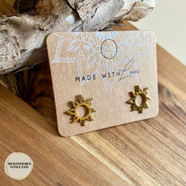 Ohrstecker „Sonne“ gold