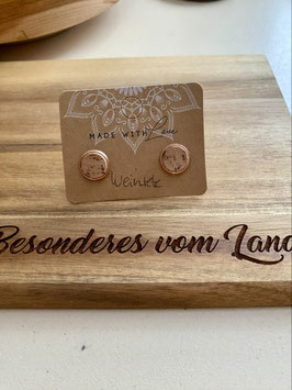 Holzohrringe „Wina“ roségold