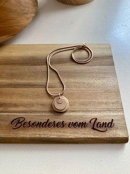 Holzkette „Ariya“ roségold