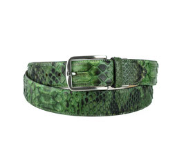 Cinturon Python Verde