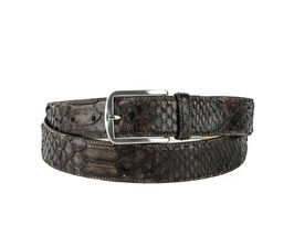 Cinturon Python Marron