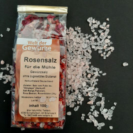 Rosensalz für die Mühle