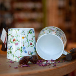 Becher "Fleurette - Rosenholz"