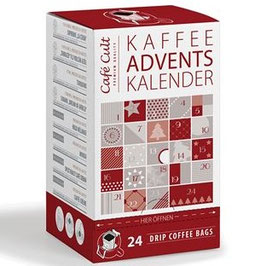 Kaffee - Adventskalender "Türchen Rot"