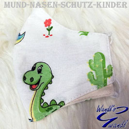 Mund-Nasen-Maske-Kinder - Dino