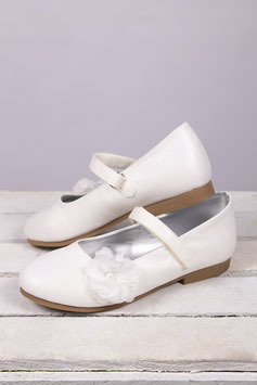 Schuhe - Festtagsschuhe für Mädchen - ecru -  matt - Erstkommunionsschuh ivory