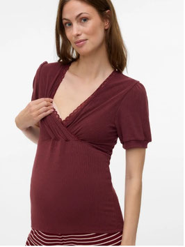 Stillshirt - Ripp - pomegranate - Vicose