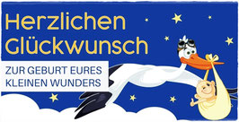 Storchbanner - Herzlichen Glückwunsch zur Geburt eures kleinen Wunders