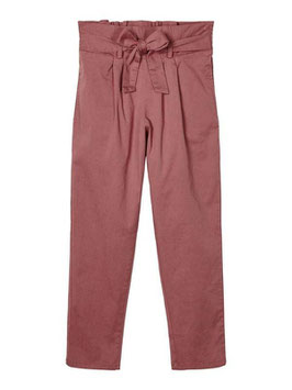 Hose - Baggy - Paperbag - Taillenhose - rose - NAME IT KIDS GIRL