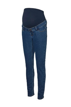 Hose - Umstandsjean - denim blue - super stretch - MAMA LICIOUS