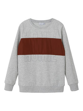 Shirt - Sweater - HOME - grau - konjak - NAME IT KIDS JUNGE