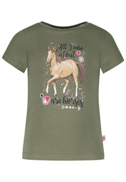 Shirt - Pferdeshirt - Glitter - Horse - cactus - Mädchenshirt