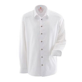 Hemd - Tracht - weiß - langarm - Herrentrachtenhemd - Hemd 41- Gr M - Herrentracht