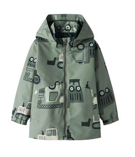 Jacke - Bagger - Traktor - Raupe Jacke - Baumwolle gefüttert - NAME IT MINI JUNGE