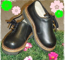 Schuhe - Haferlschuhe Glattleder - schwarz - Original - Kindertrachtenschuhe