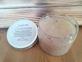 Zucker Peeling mit Alpaka Keratin - Lavendel