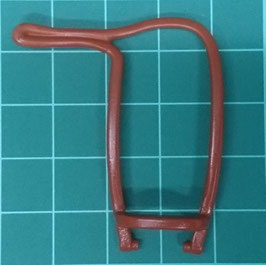 PLAY.ANI05.B322.0752 RIENDAS 2010 CABALLO TIPO 1 CONECTOR MARRON ROJIZO