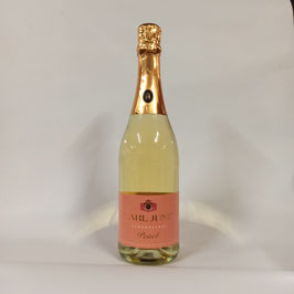 Alkoholfreier Sekt mit Pfirsicharoma