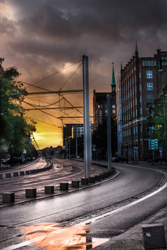 Abendfeuer Lange Straße