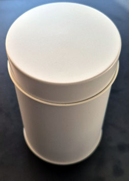 Teedose mit Sicherheitsverschluss Weiss
