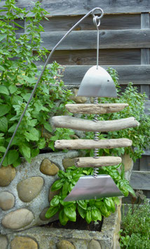 Treibholz-Fisch am Haken