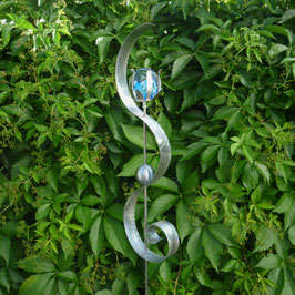 Gartenstecker türkis