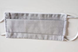 Masque alternatif en COTON BIO  3 couches  (uni gris)