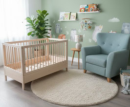 Vom Babybett zum Kinderbett, Modell Lisa & Fred 140x70cm.