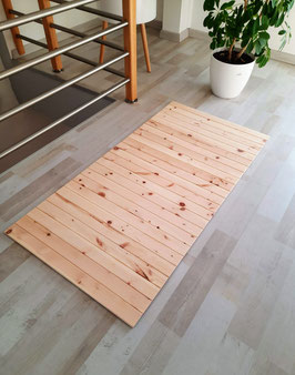 Teppich aus heimischen Holzarten "Standard". Format: B/L 60*120cm