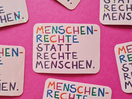 Sticker Menschenrechte
