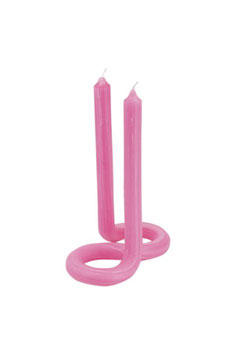 Twist Candle pink