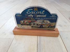 Plaquette souvenir Escort Rally Special 2018