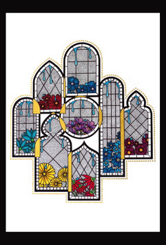 Vitrail encadré