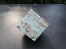 Caribbean Blue Calciet / Aragoniet kubus