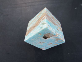 Caribbean Blue Calciet / Aragoniet kubus