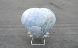 Blauwe calciet hart