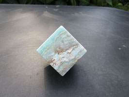 Caribbean Blue Calciet / Aragoniet kubus