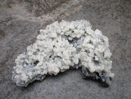 Calciet, kwarts op sfaleriet