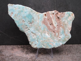 Carribean blue calciet plak