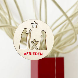 Die Krippe in Kugelform zum an- und aufhängen