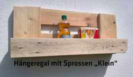 Hängeregal mit Sprossen klein/groß