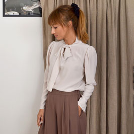 CAMICIA IN SETA CON FIOCCO (COD. DC076)