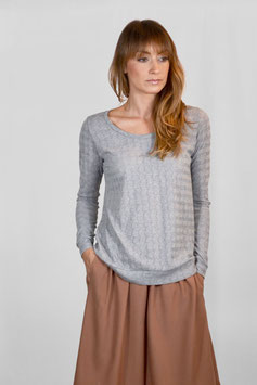 T-SHIRT IN TESSUTO OPERATO  (COD. DT130)
