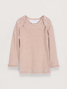 Baby Langarmshirt Streifen Cashew