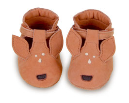 Baby Lederkrabbelschuhe Reh