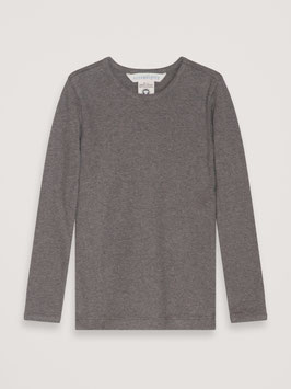 Kinder Langarmshirt Melange Soil