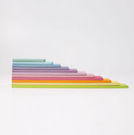 Bauplatten Rechteck Pastell