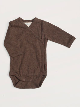 Newborn Wickelbody Melange Chestnut
