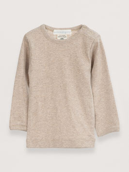 Baby Langarmshirt Melange Oat